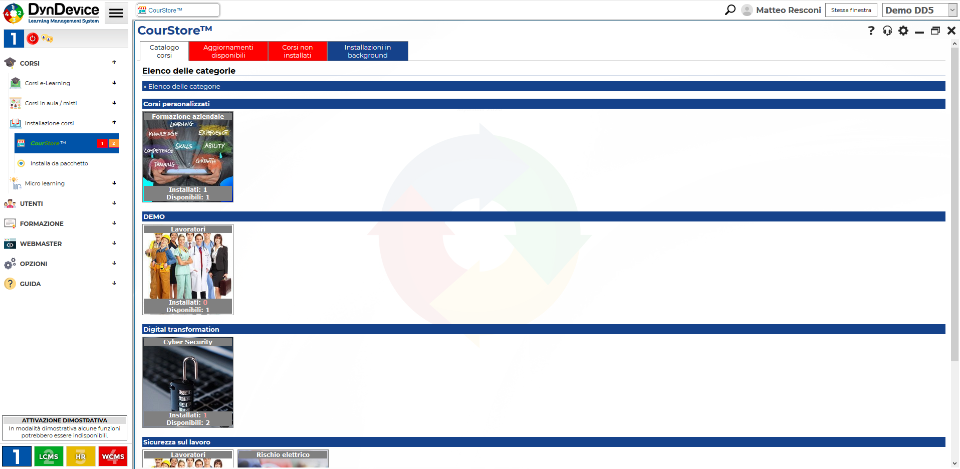 CourStore DynDevice LMS