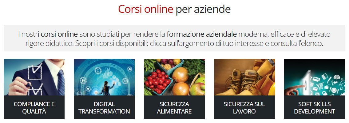 Sicurezza sul lavoro corsi eLearning